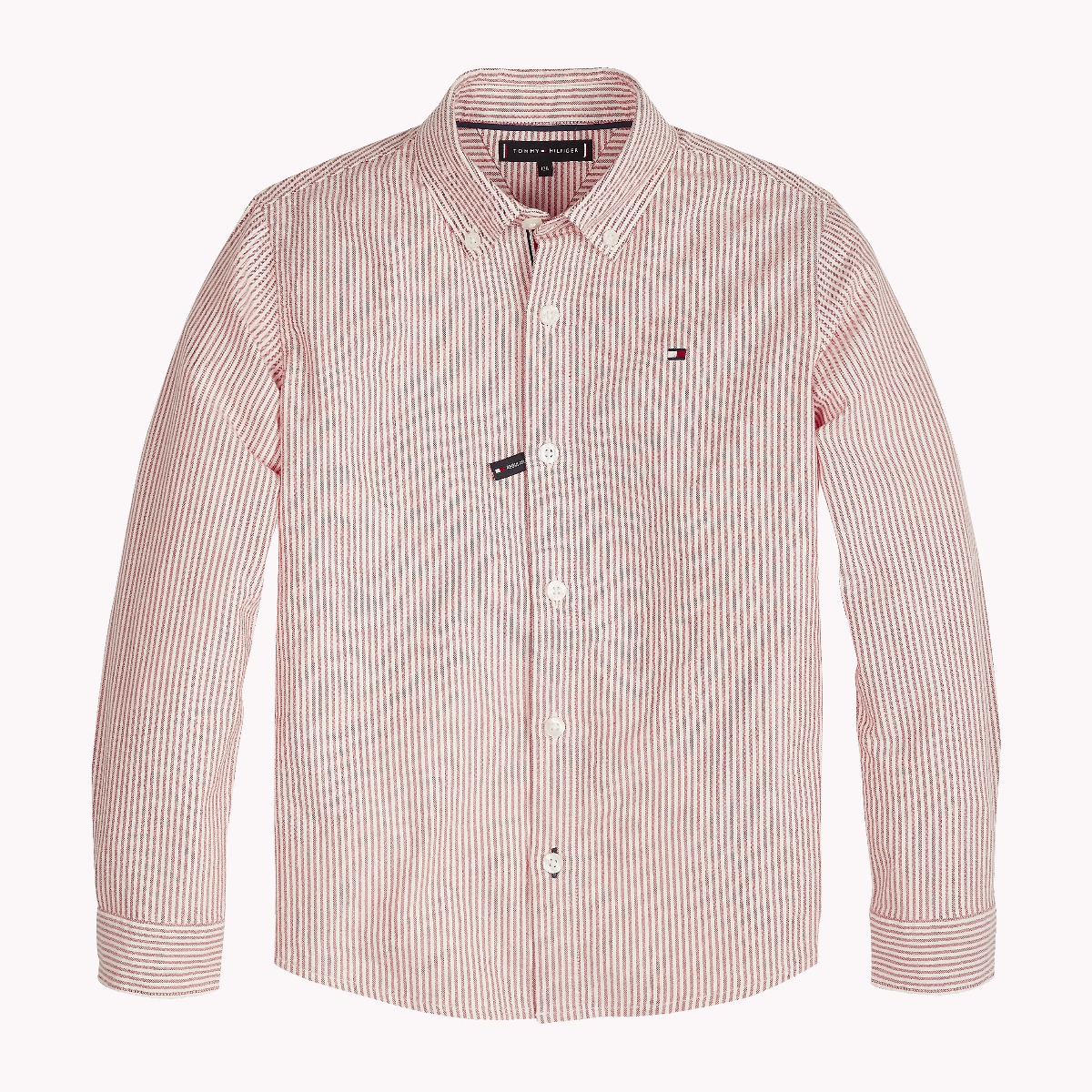 Boys Stripe Cotton Oxford Shirt Tommy Hilfiger