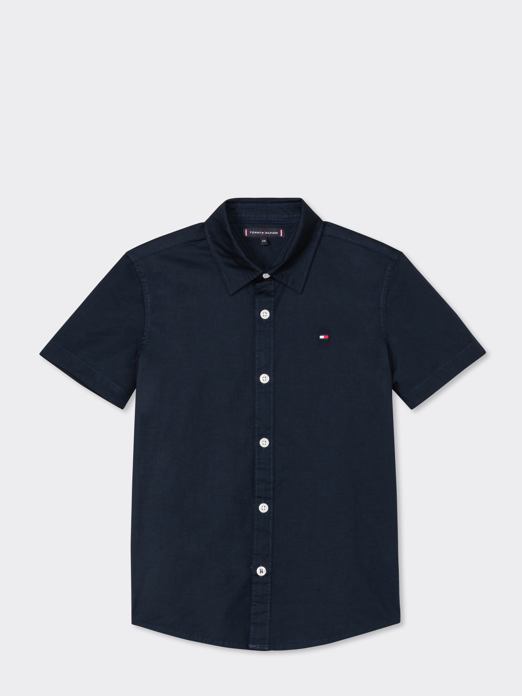 Tommy hilfiger stretch poplin shirt hotsell