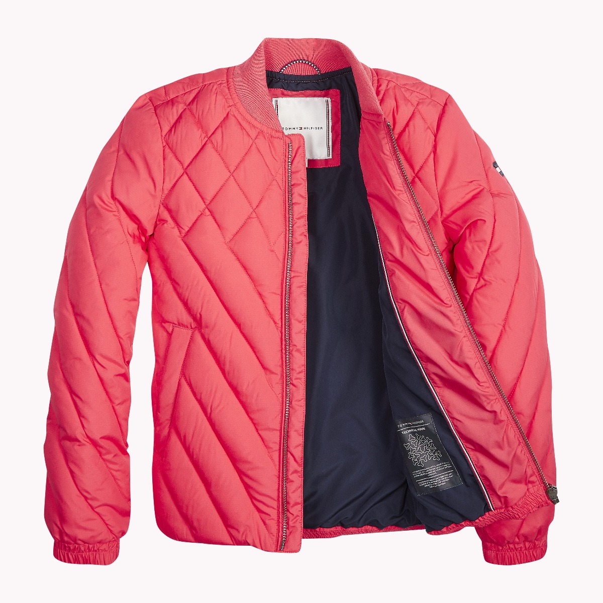 Girls Quilted Bomber Jacket Tommy Hilfiger