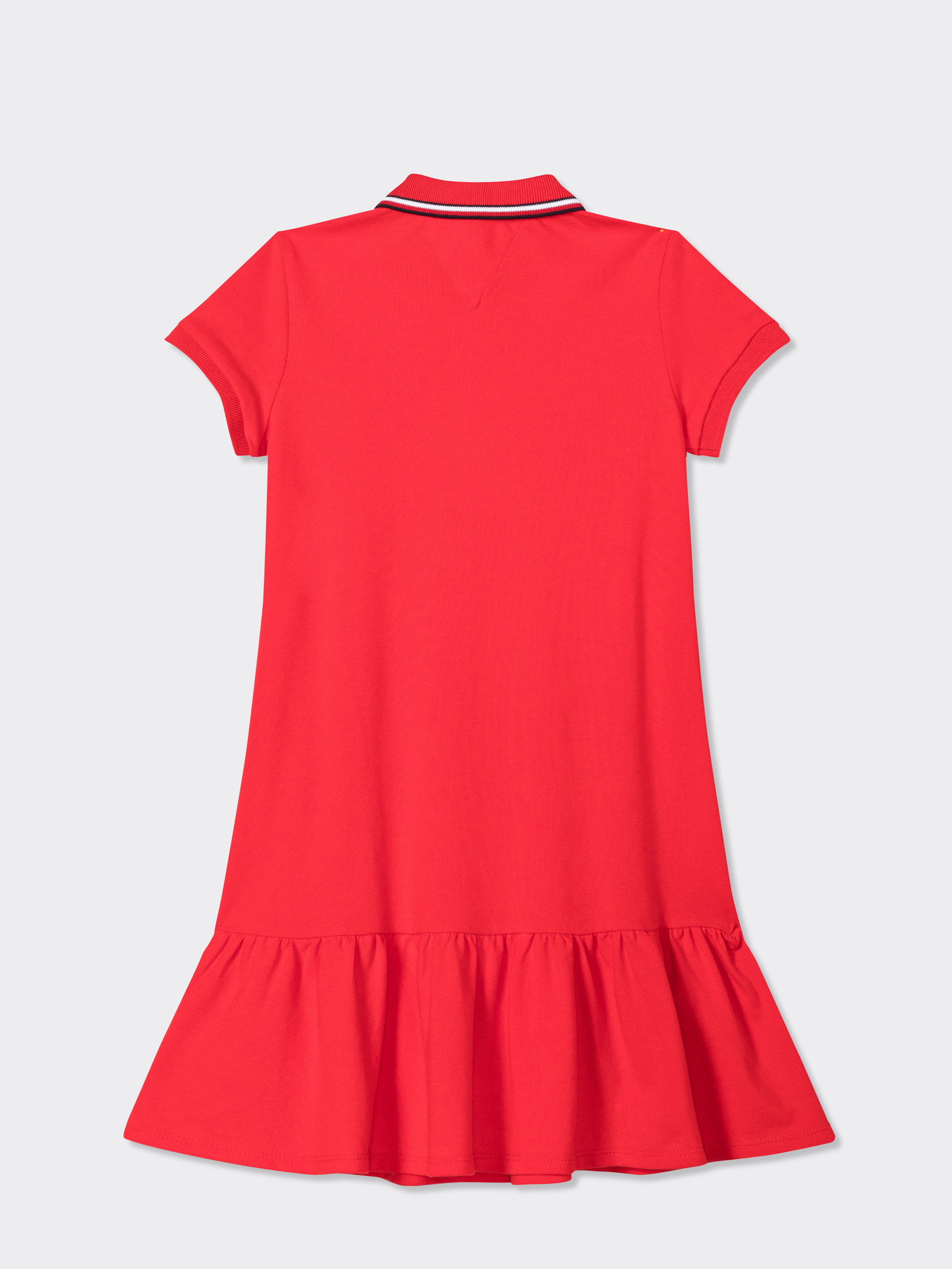 Girls red polo dress online