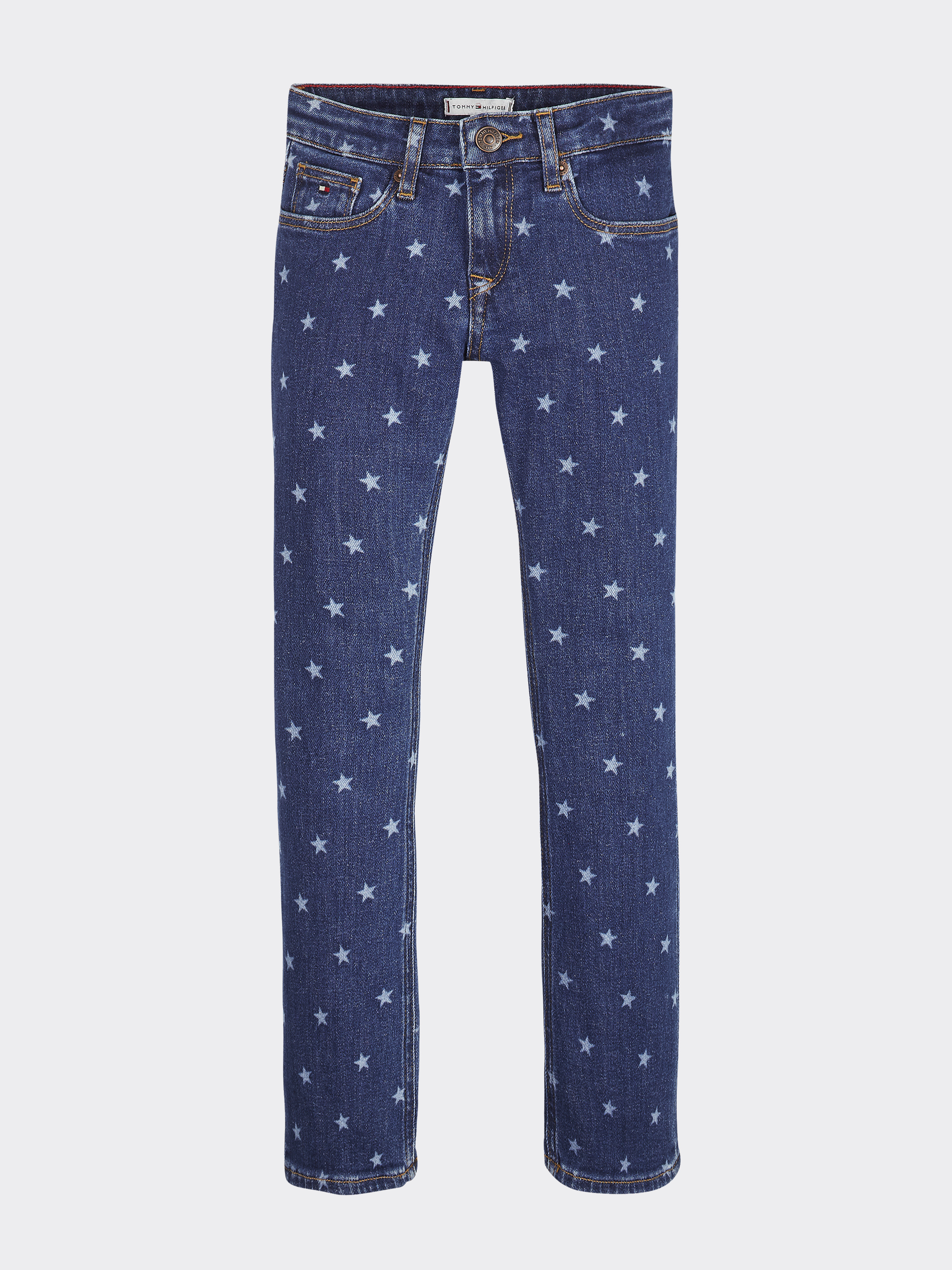 Printed jeans for girl store