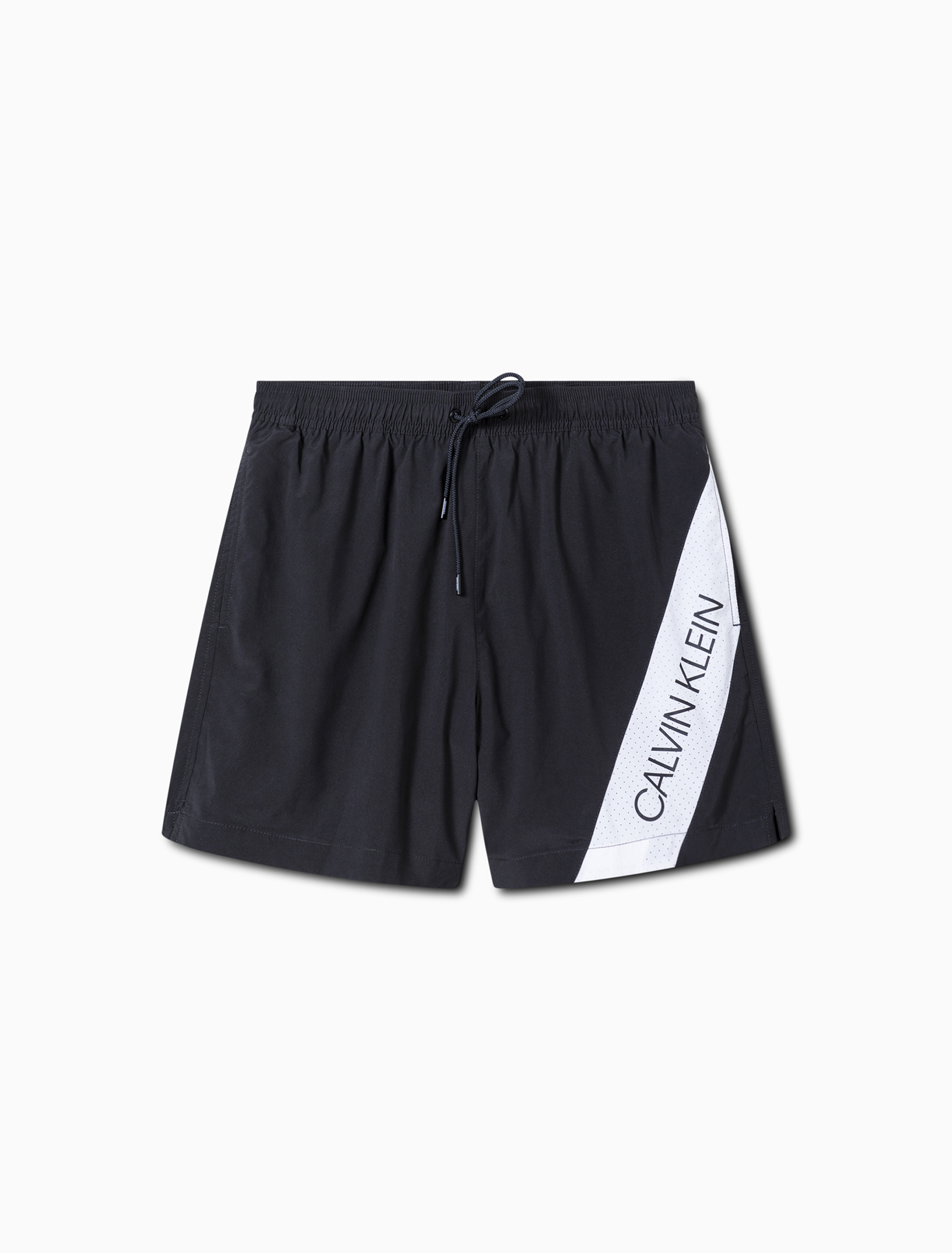 calvin klein black swim shorts