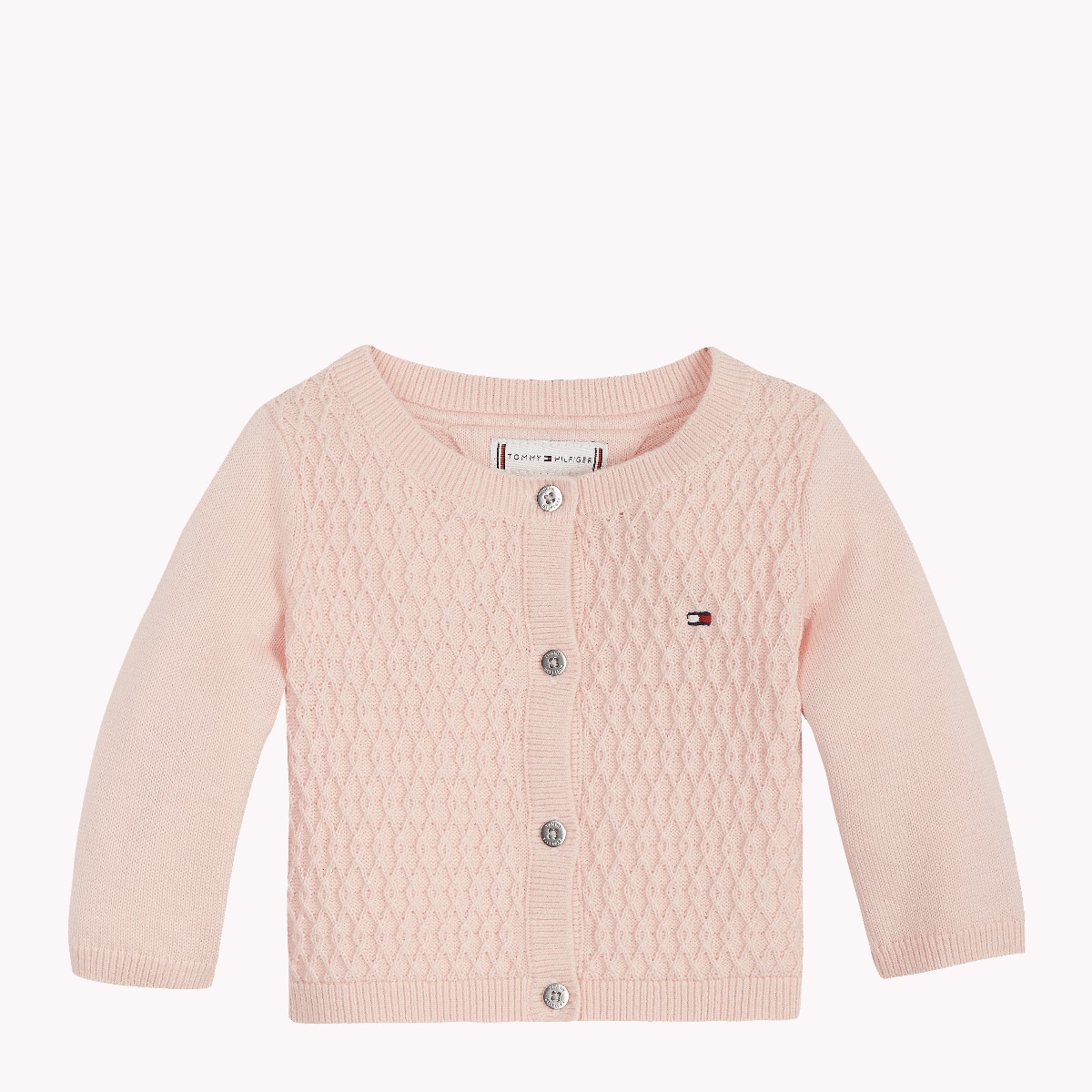 tommy hilfiger pink cardigan