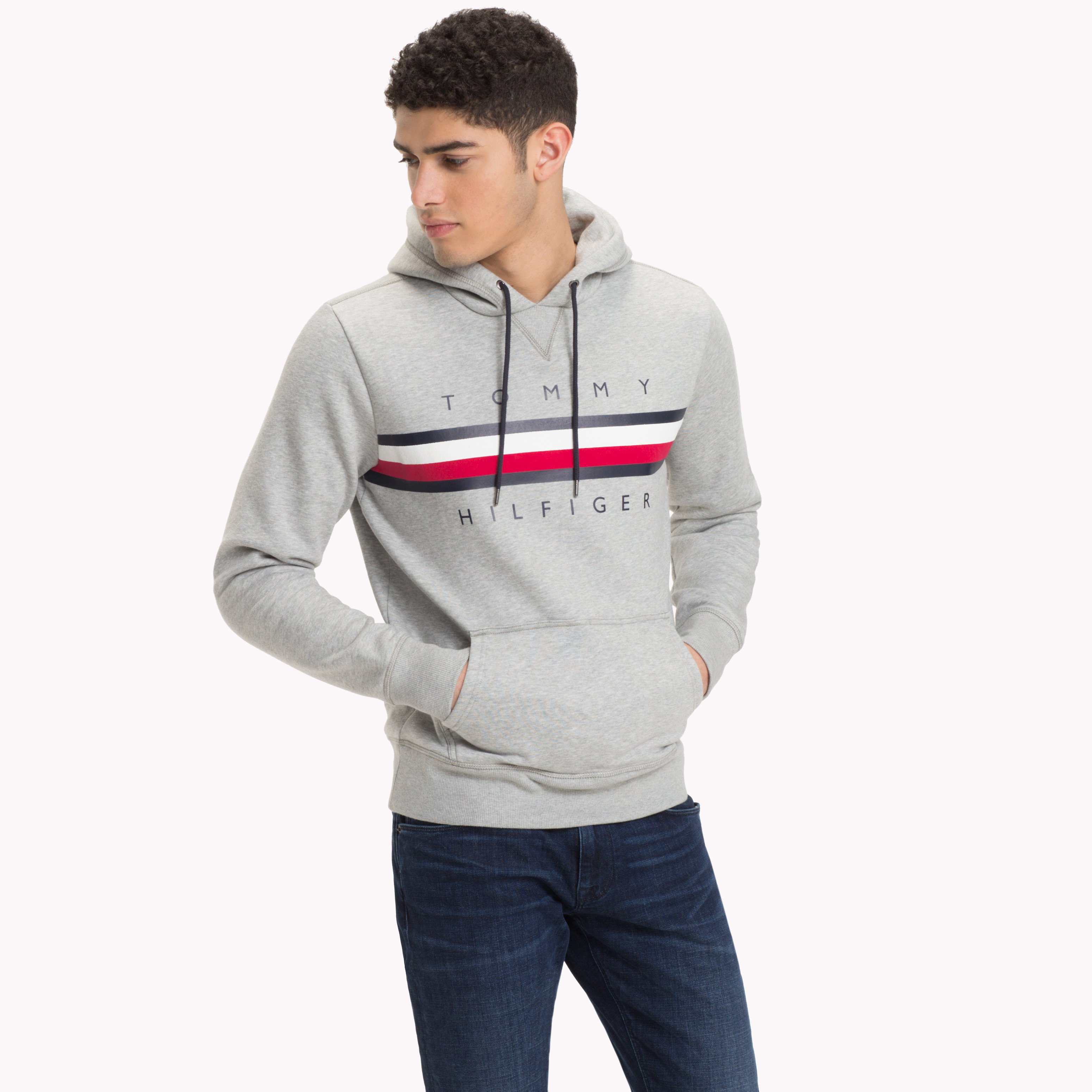 Tommy hilfiger signature 2024 tape logo sweatshirt