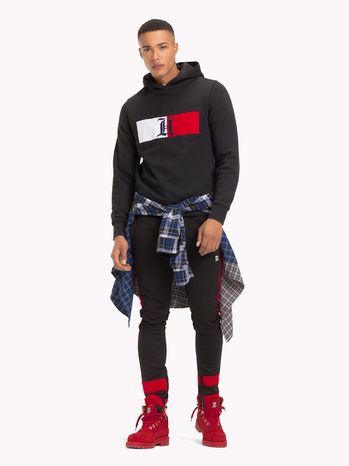 Lewis hamilton flag logo hoodie Clearance