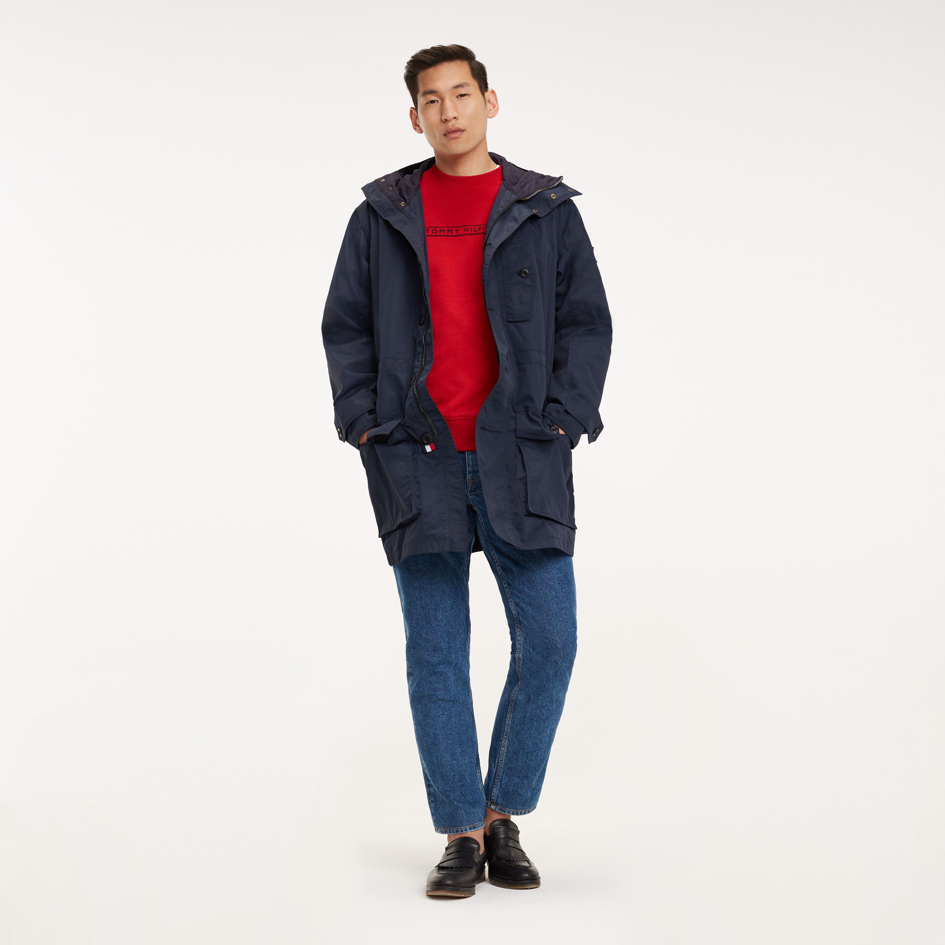 tommy hilfiger hooded parka jacket