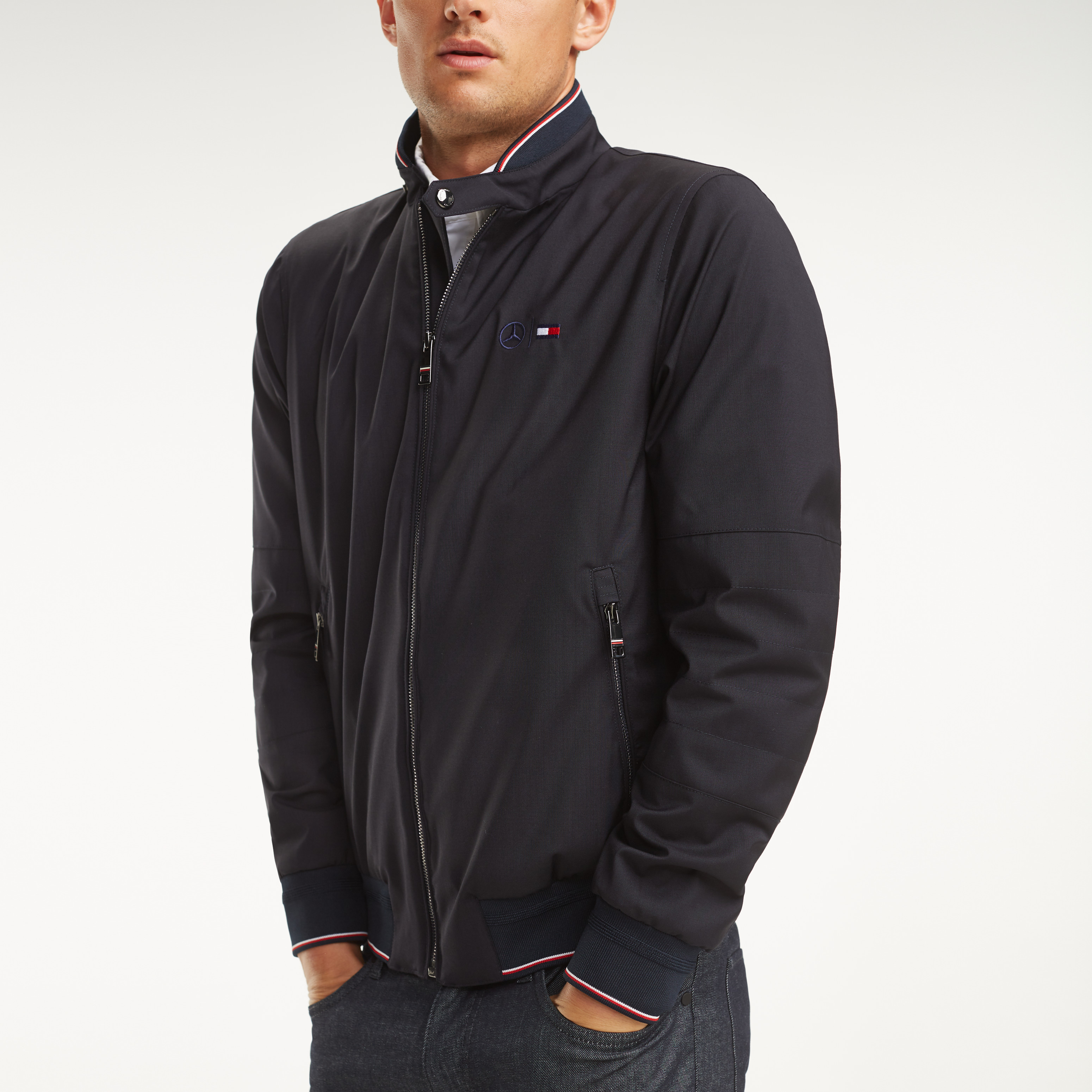 Mercedes Benz Wool Bomber Jacket Coats Tommy Hilfiger