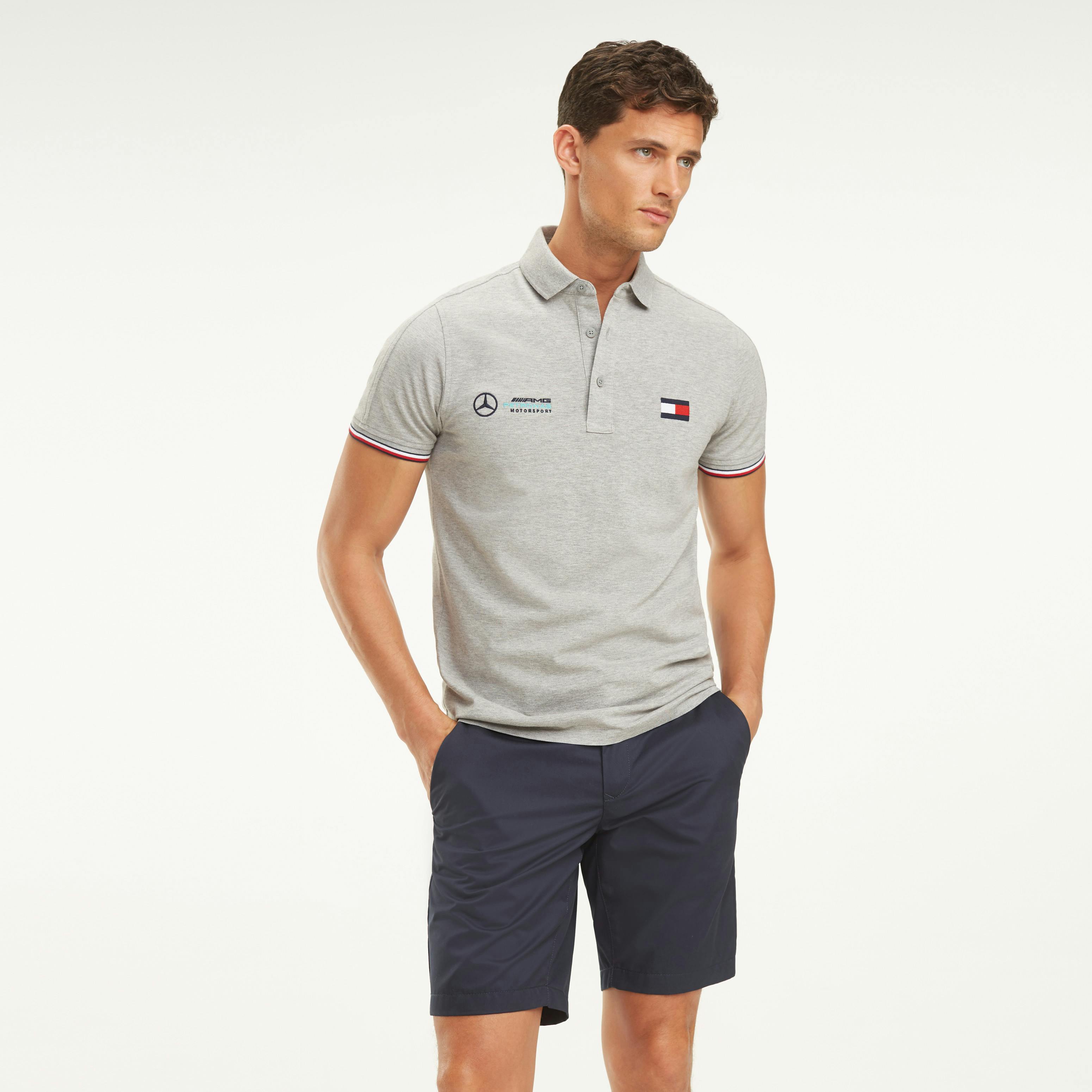 Mercedes tommy hilfiger polo shirt Clearance