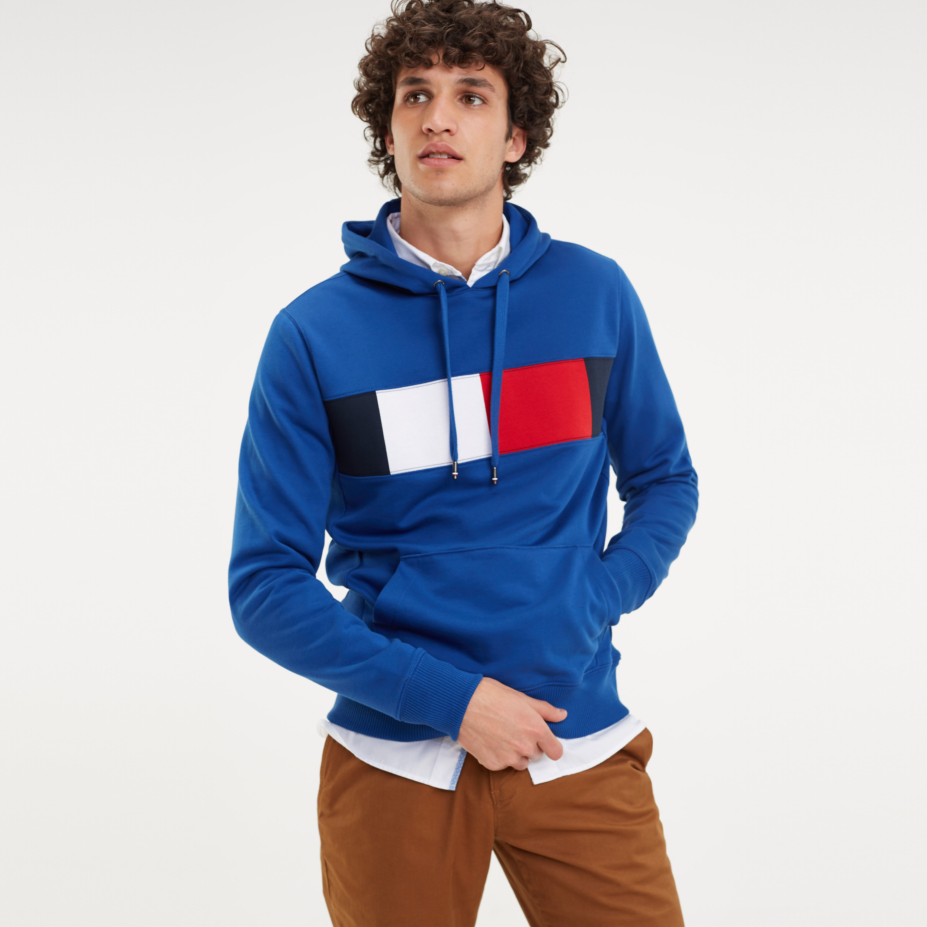 Drawstring Hoodie Sweatshirts Tommy Hilfiger