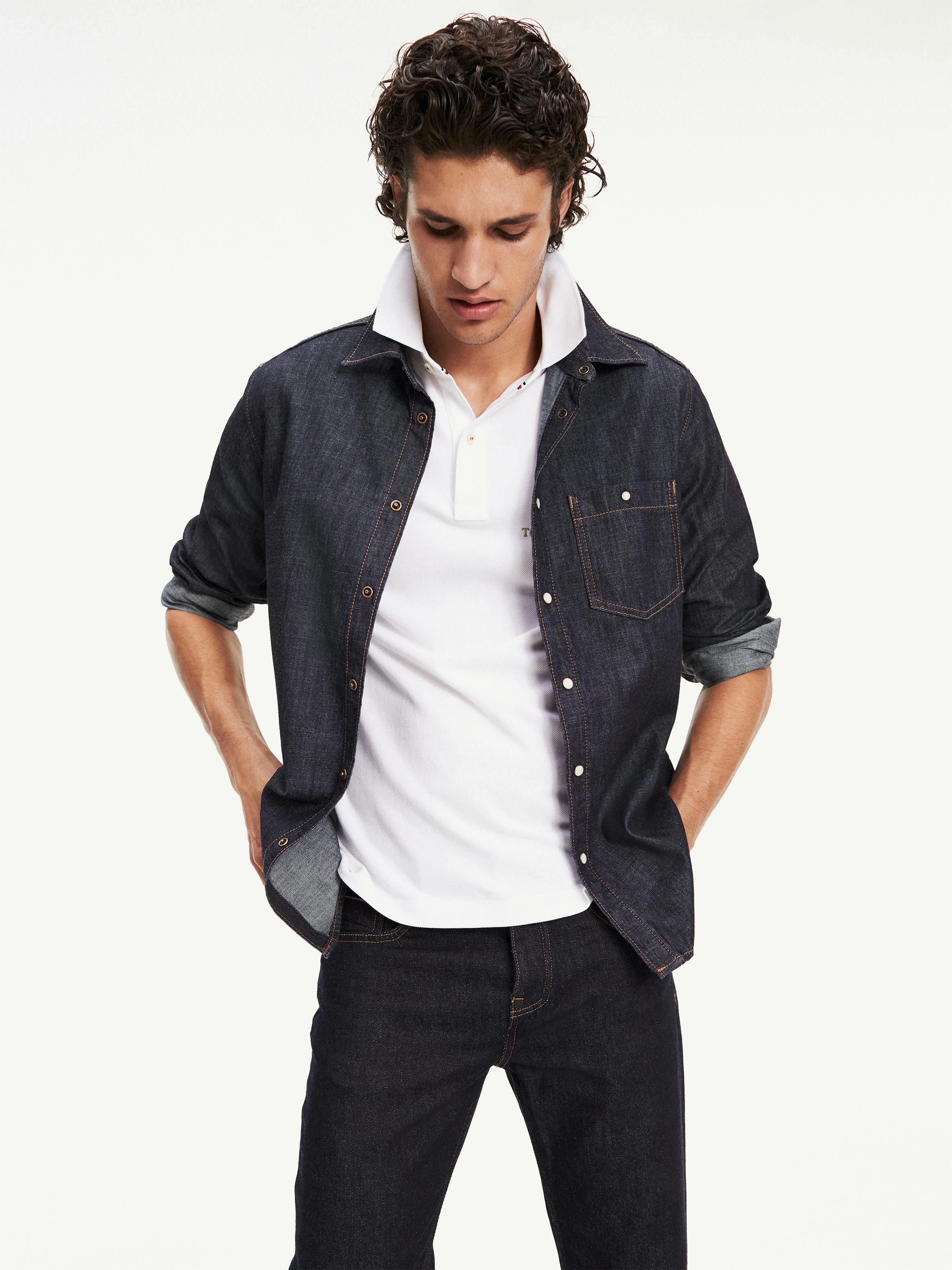 Icon+ Regular Fit Denim Shirt | Shirts | Tommy Hilfiger