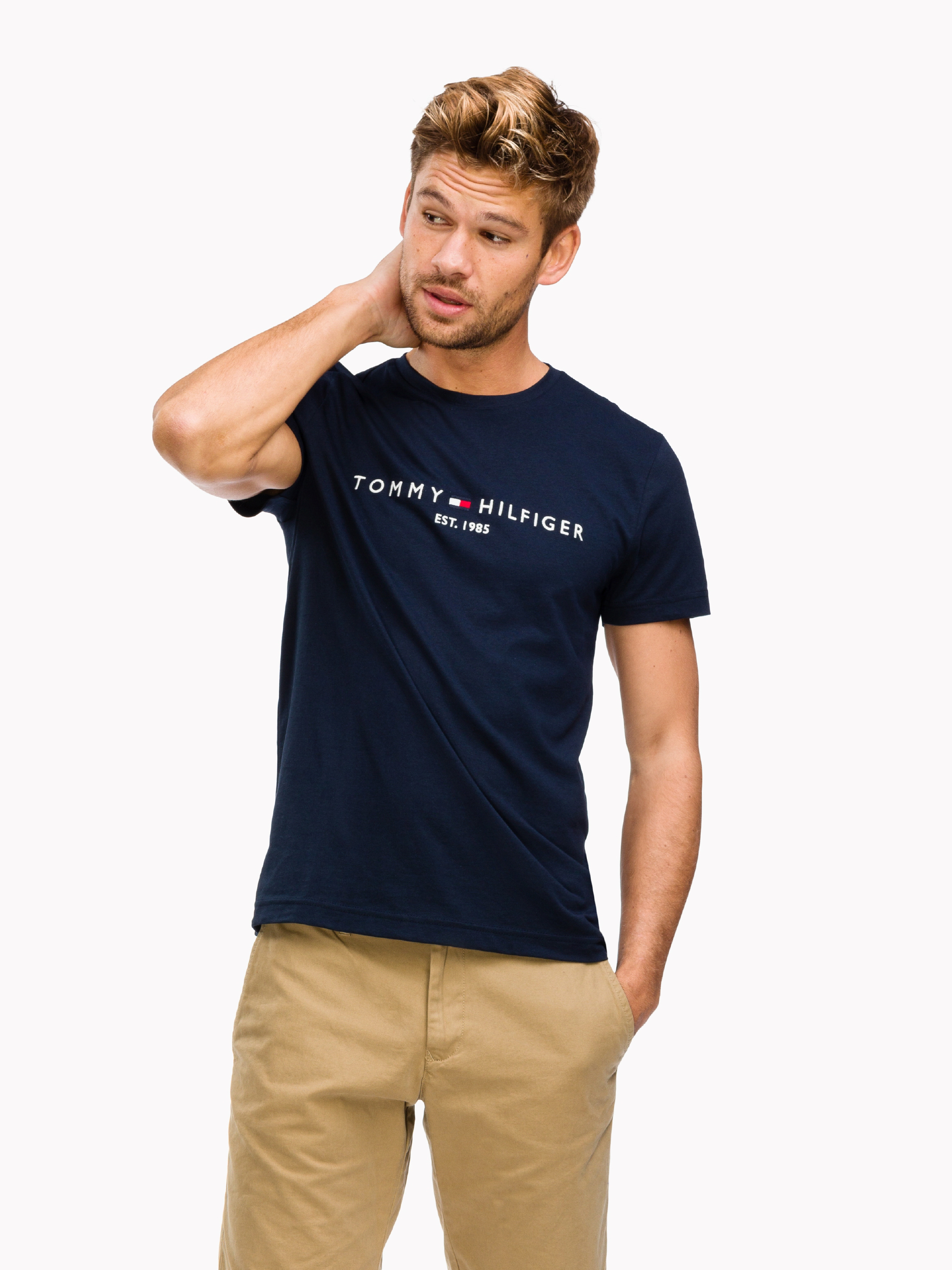 Tommy Logo Tee Tshirts Tommy Hilfiger