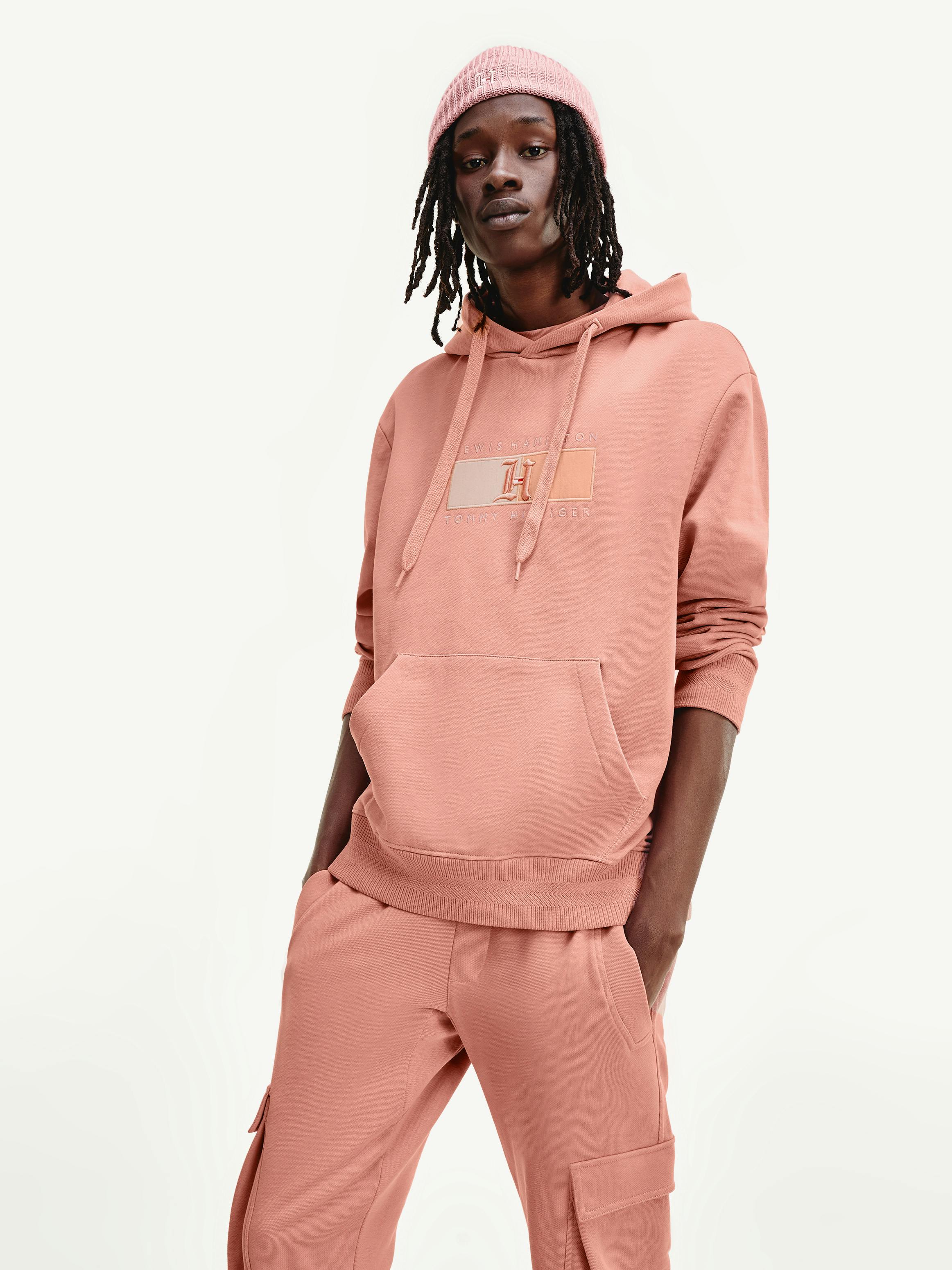 Lewis hamilton global flag logo sweatshirt Clearance