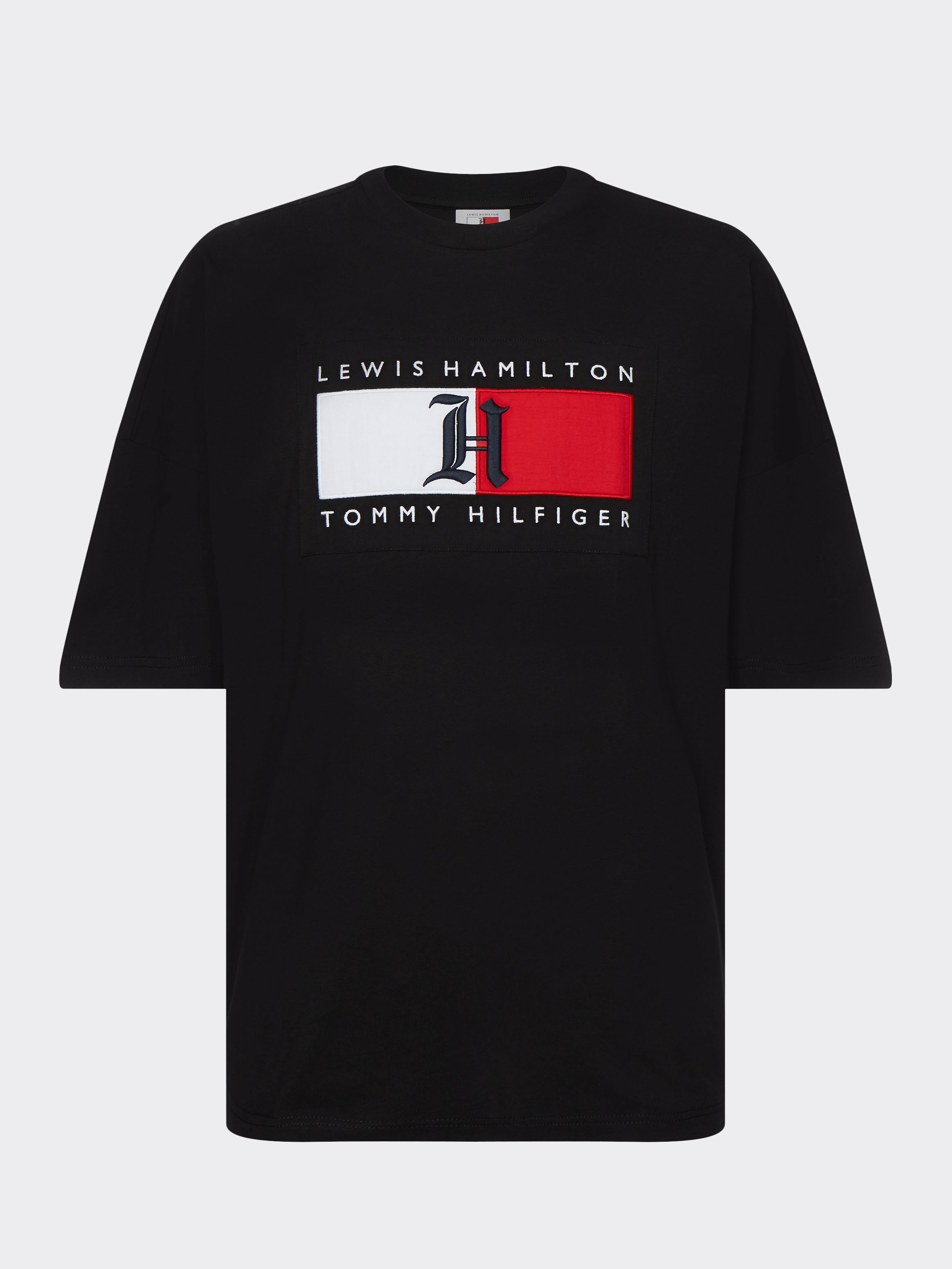 Lewis Hamilton Oversized Logo T shirt T shirts Tommy Hilfiger