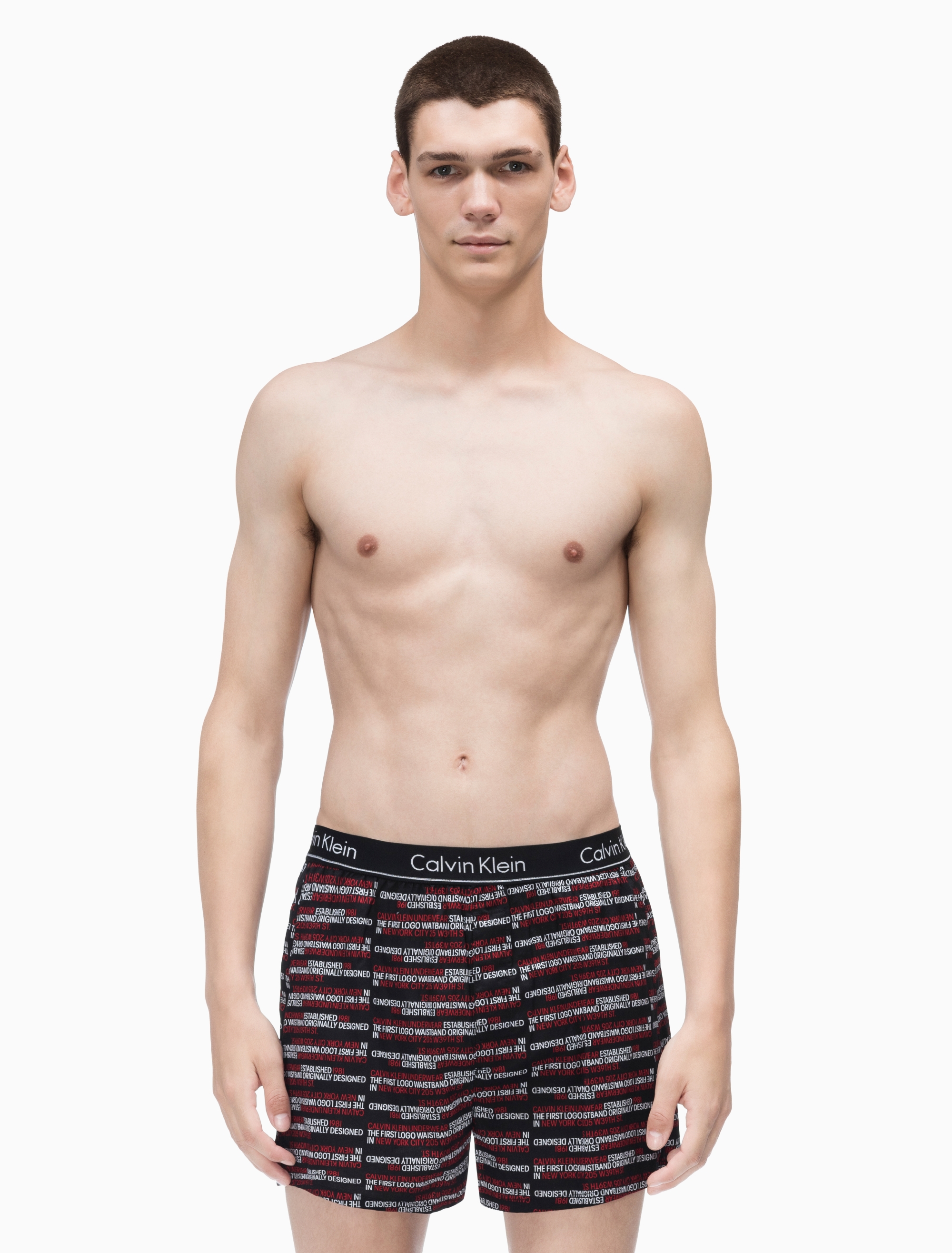 Woven Traditional Boxer Boxers Calvin Klein