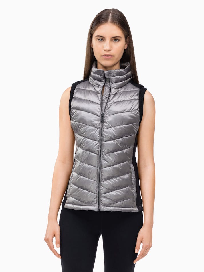 Calvin klein ladies puffer vest Clearance