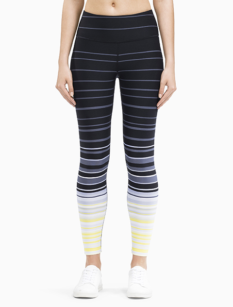 Stripe High Waist 7/8 Tight Activewear Calvin Klein