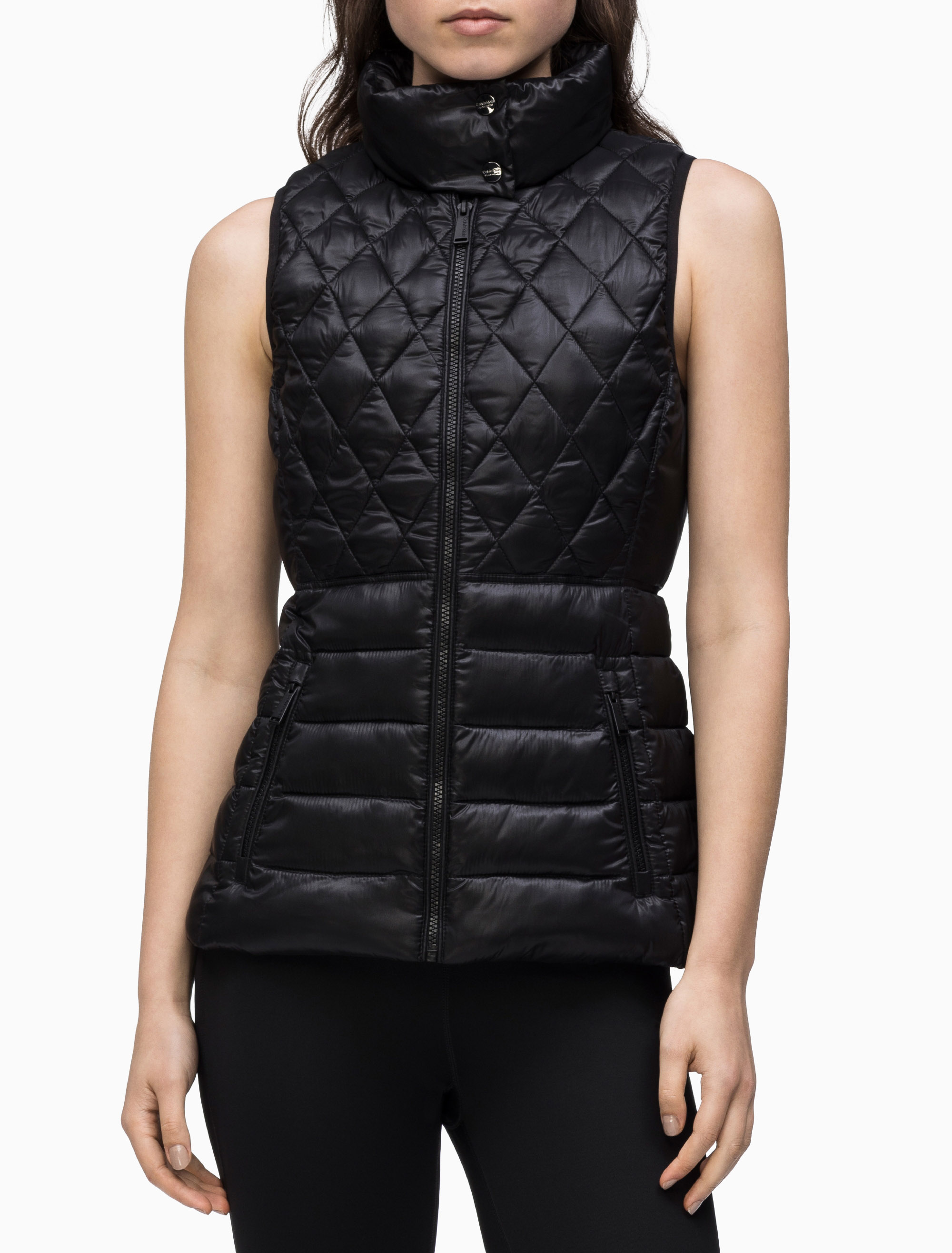 Mix Pattern Quilt Vest | Activewear | Calvin Klein