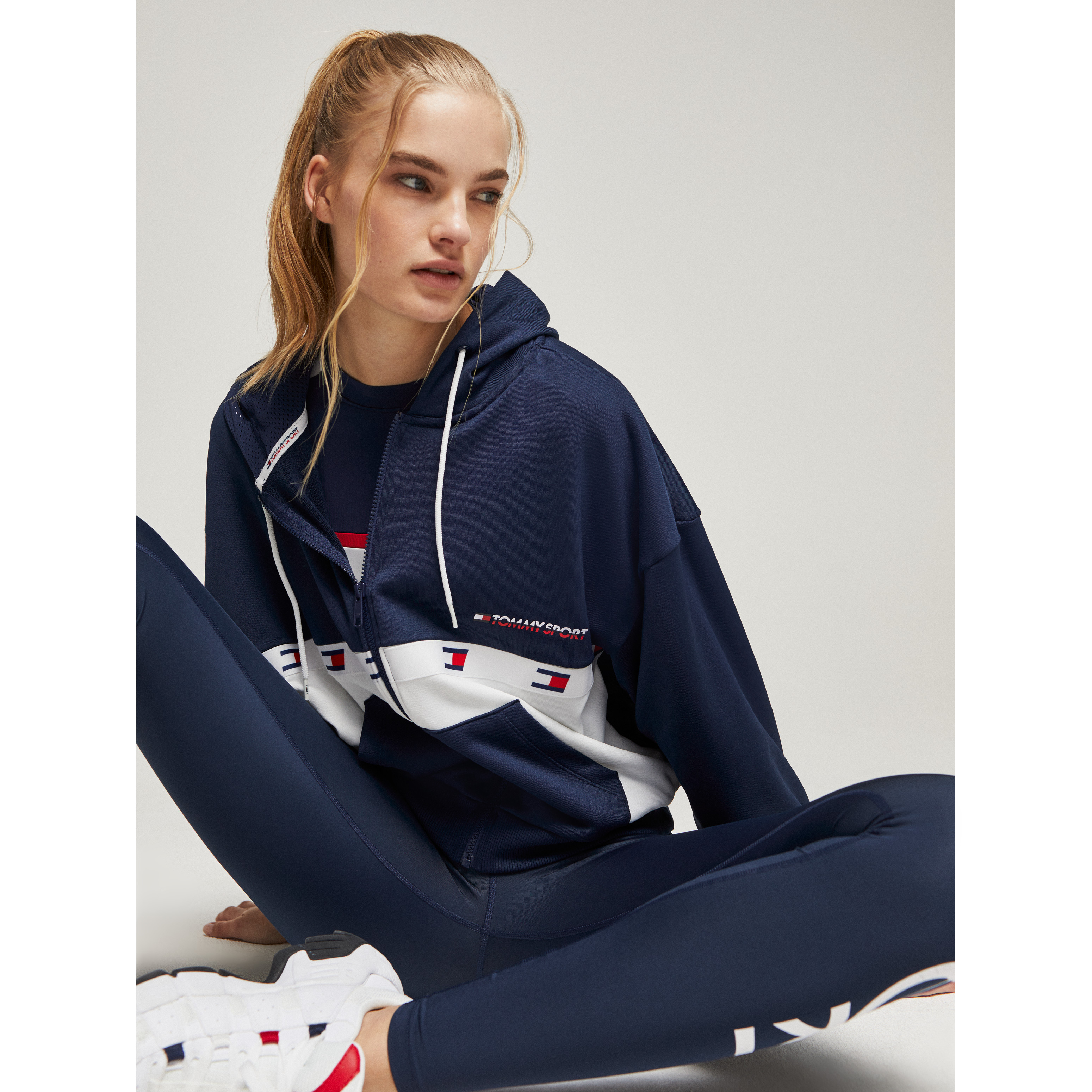 Tommy hilfiger tape best sale hoodie