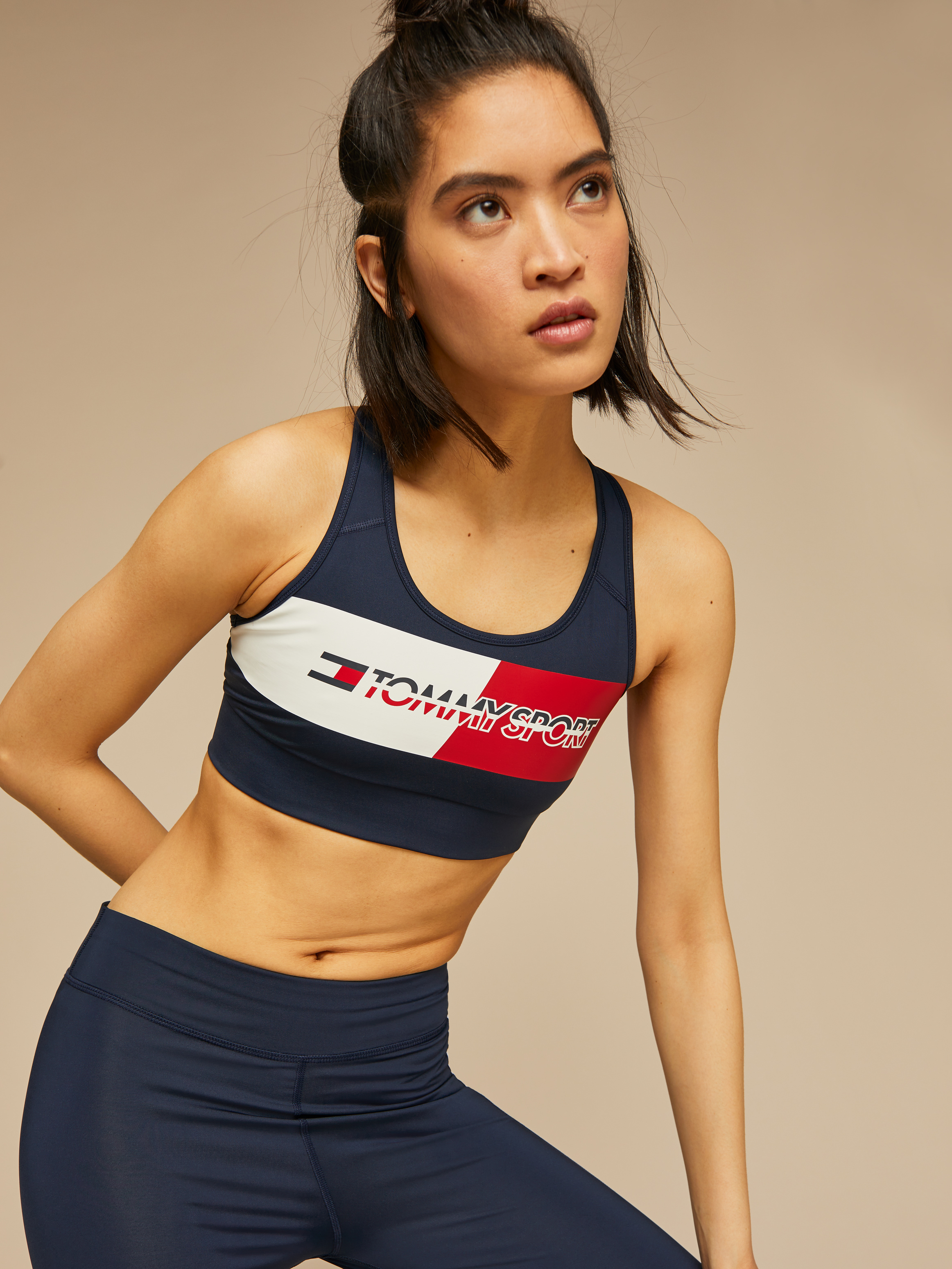 Racerback Medium Support Sports Bra Tommy Hilfiger