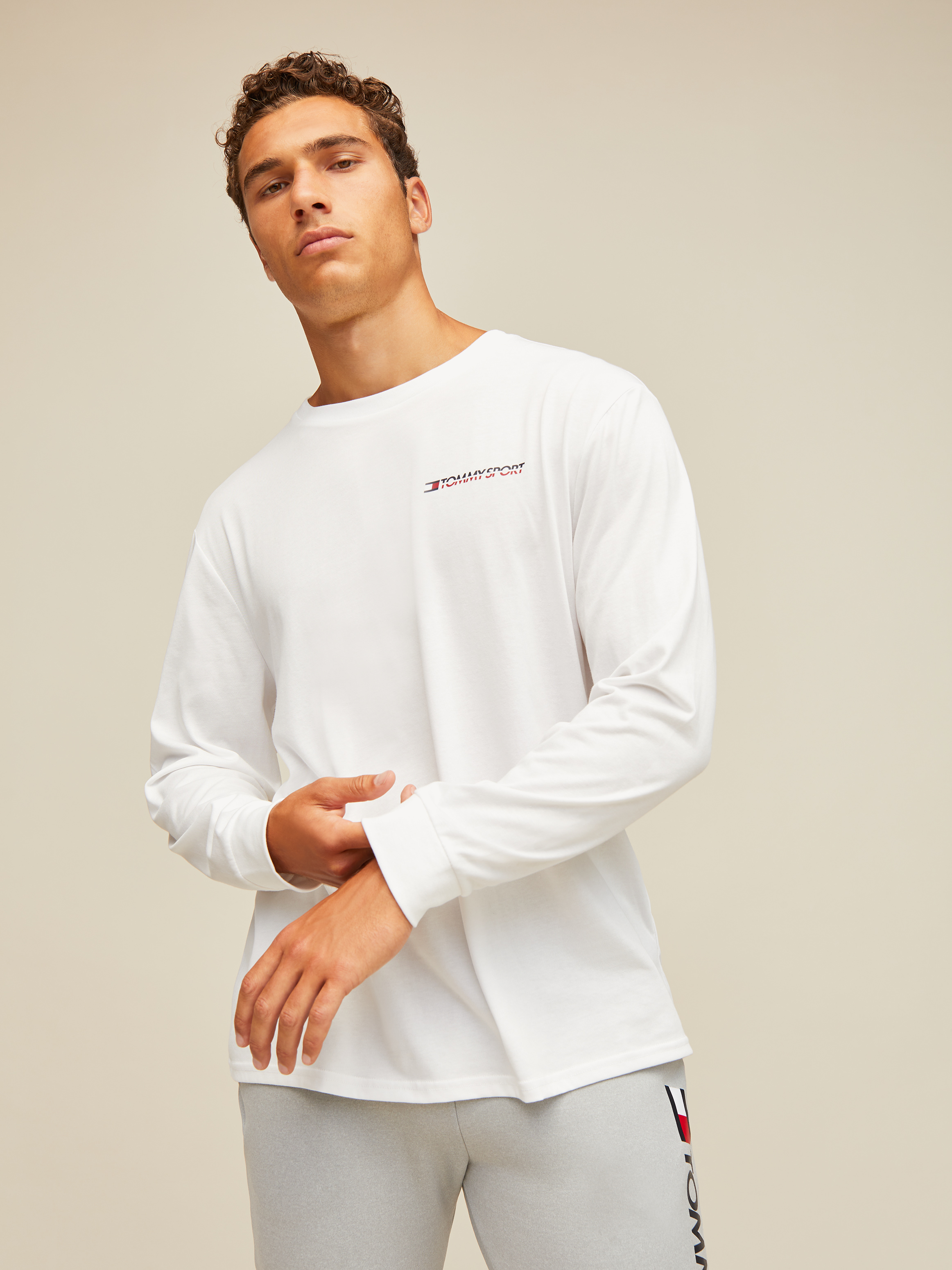 Long Sleeve Logo T shirt T shirts Tommy Hilfiger