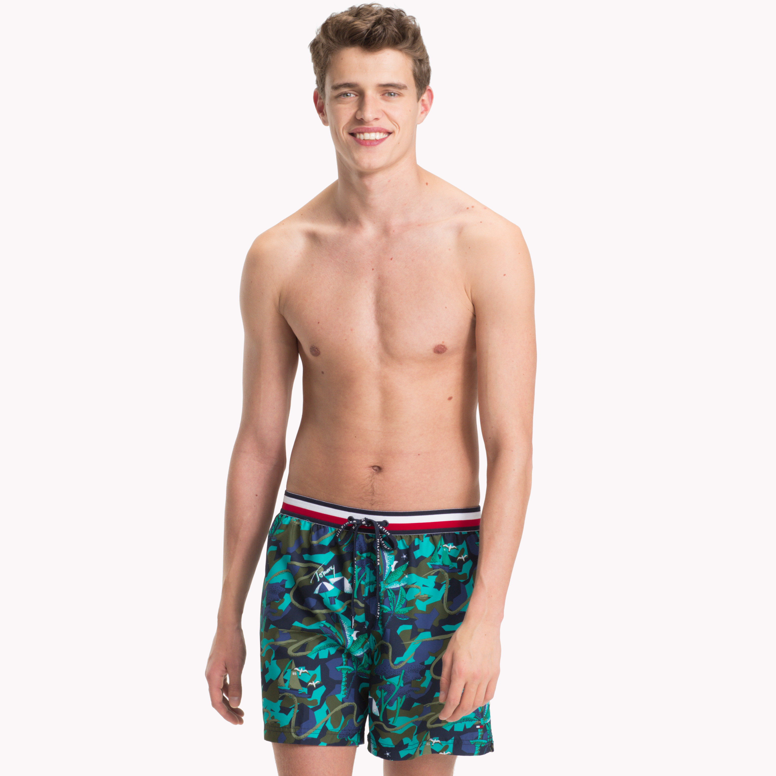 Mens tommy hilfiger swim shorts clearance sale