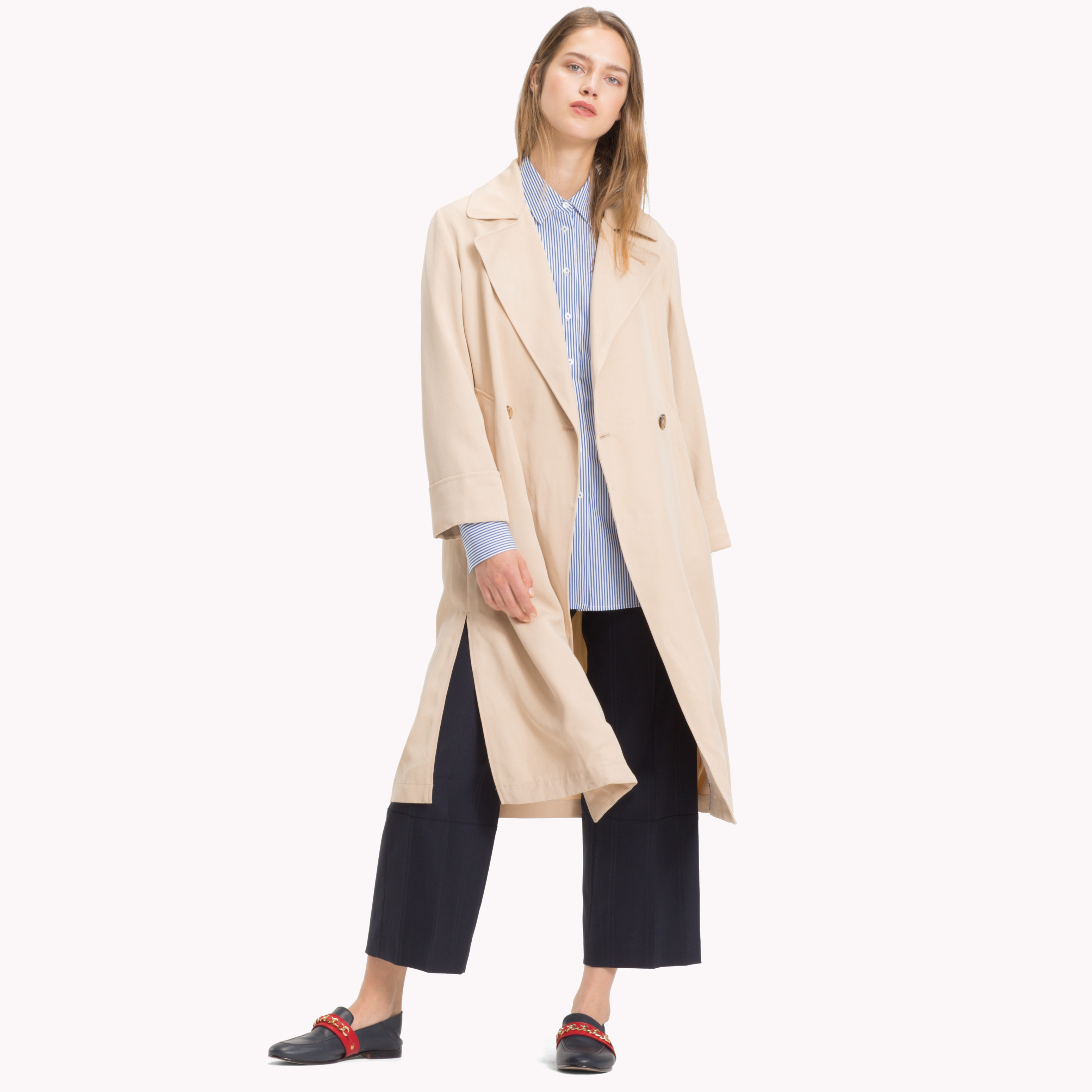 tommy hilfiger trench coat ladies