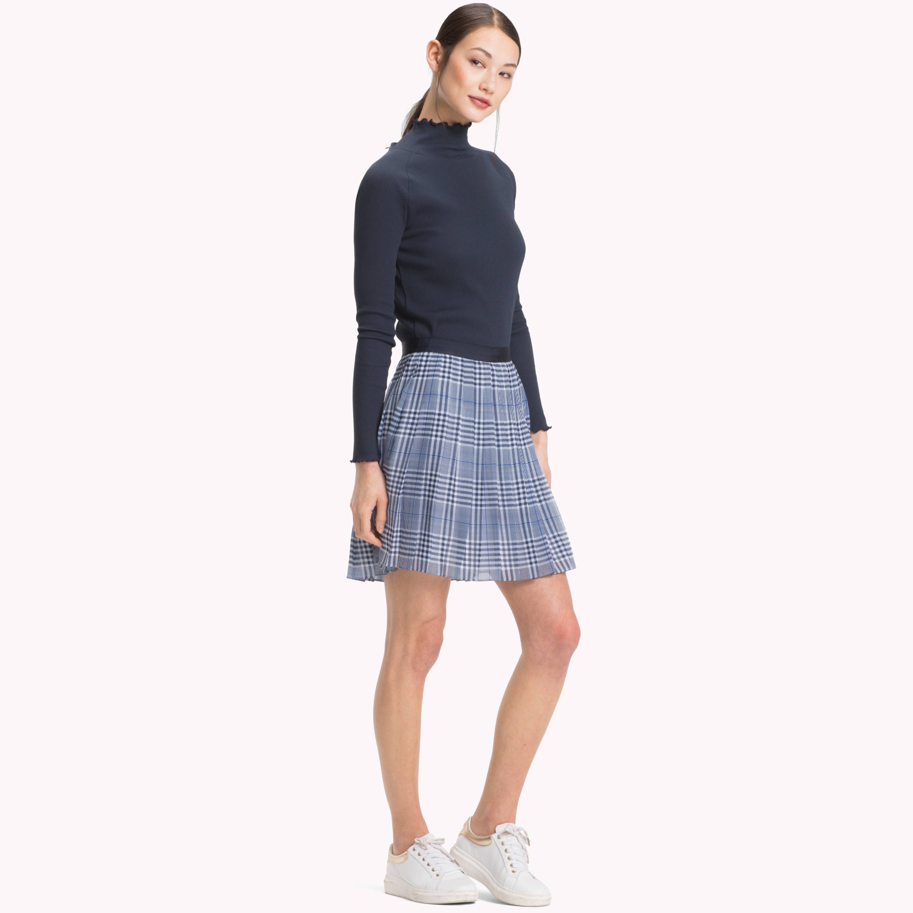Tommy hilfiger pleated mini skirt hotsell