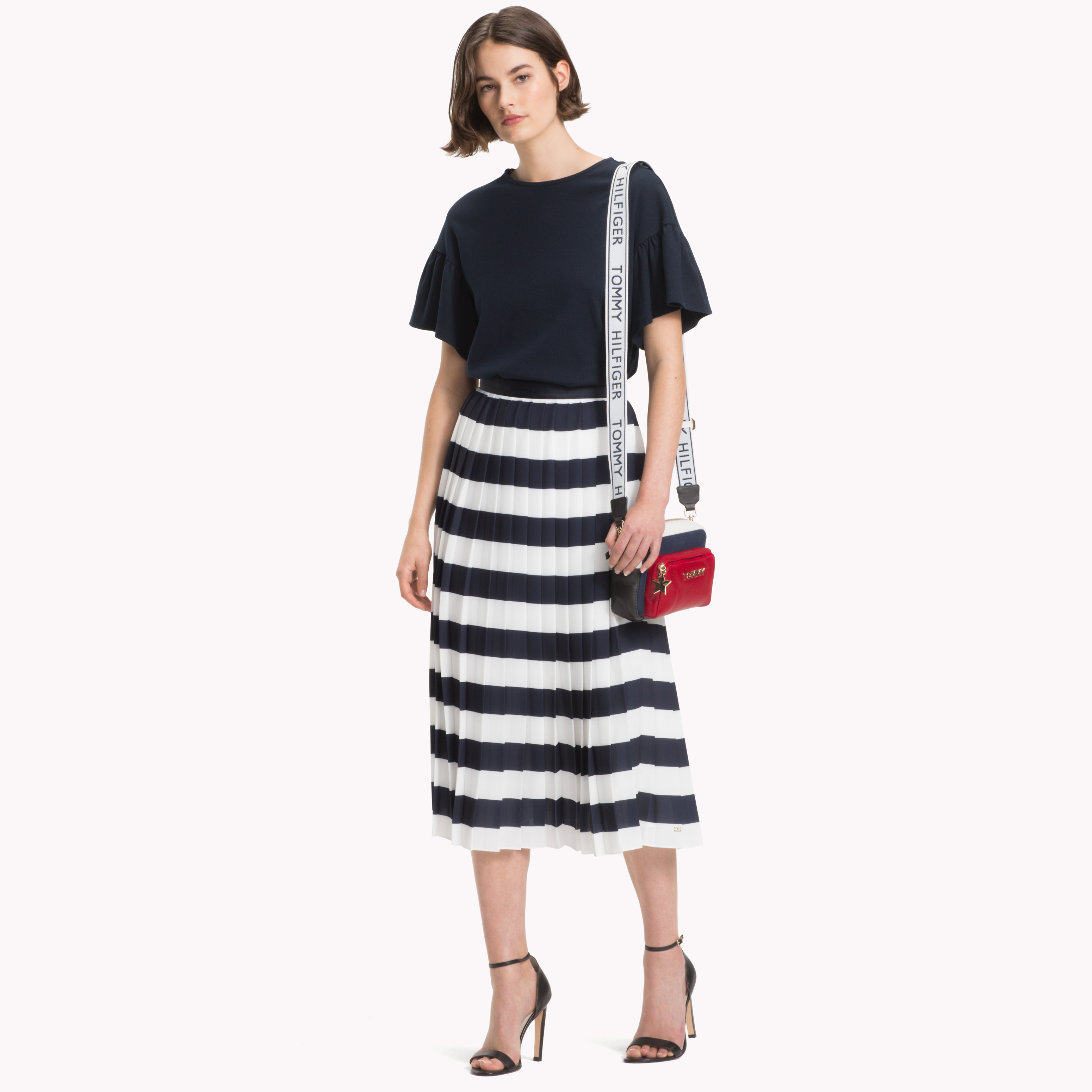 tommy hilfiger striped skirt