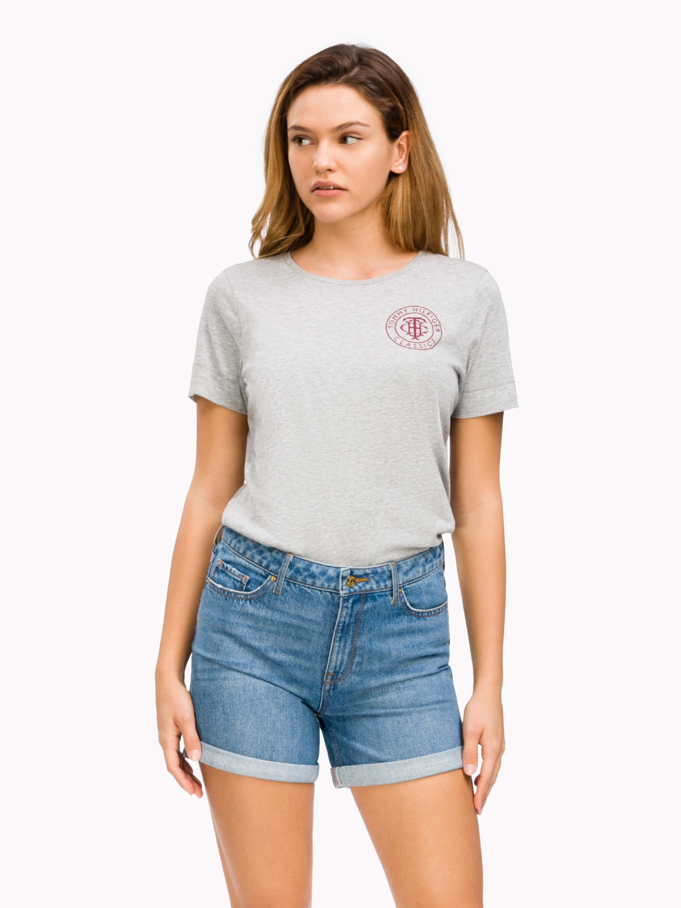 tommy hilfiger denim shorts ladies