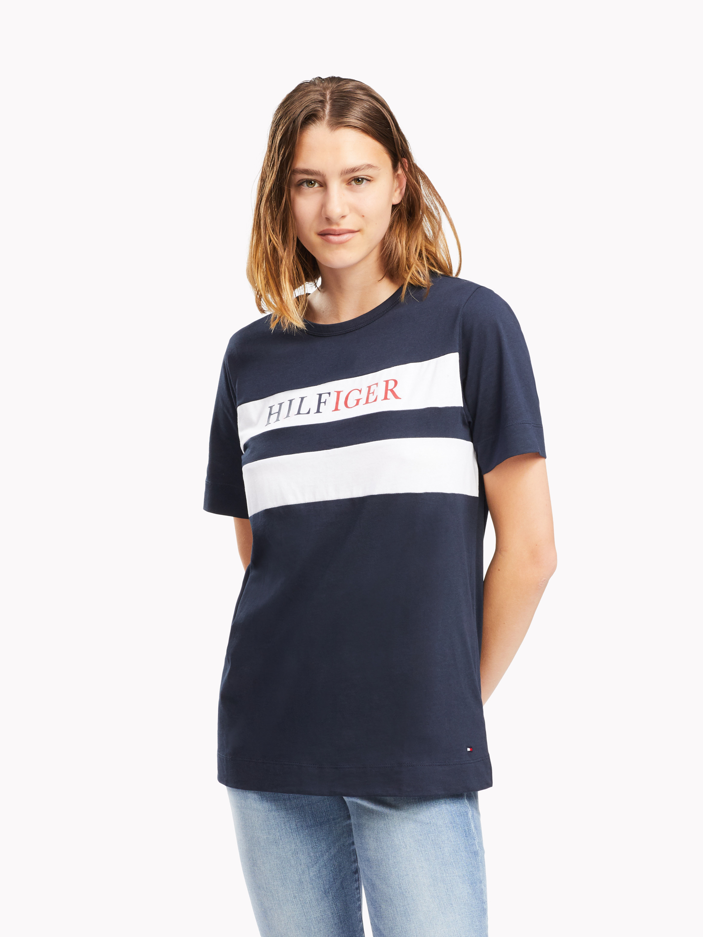 tommy hilfiger longline t shirt