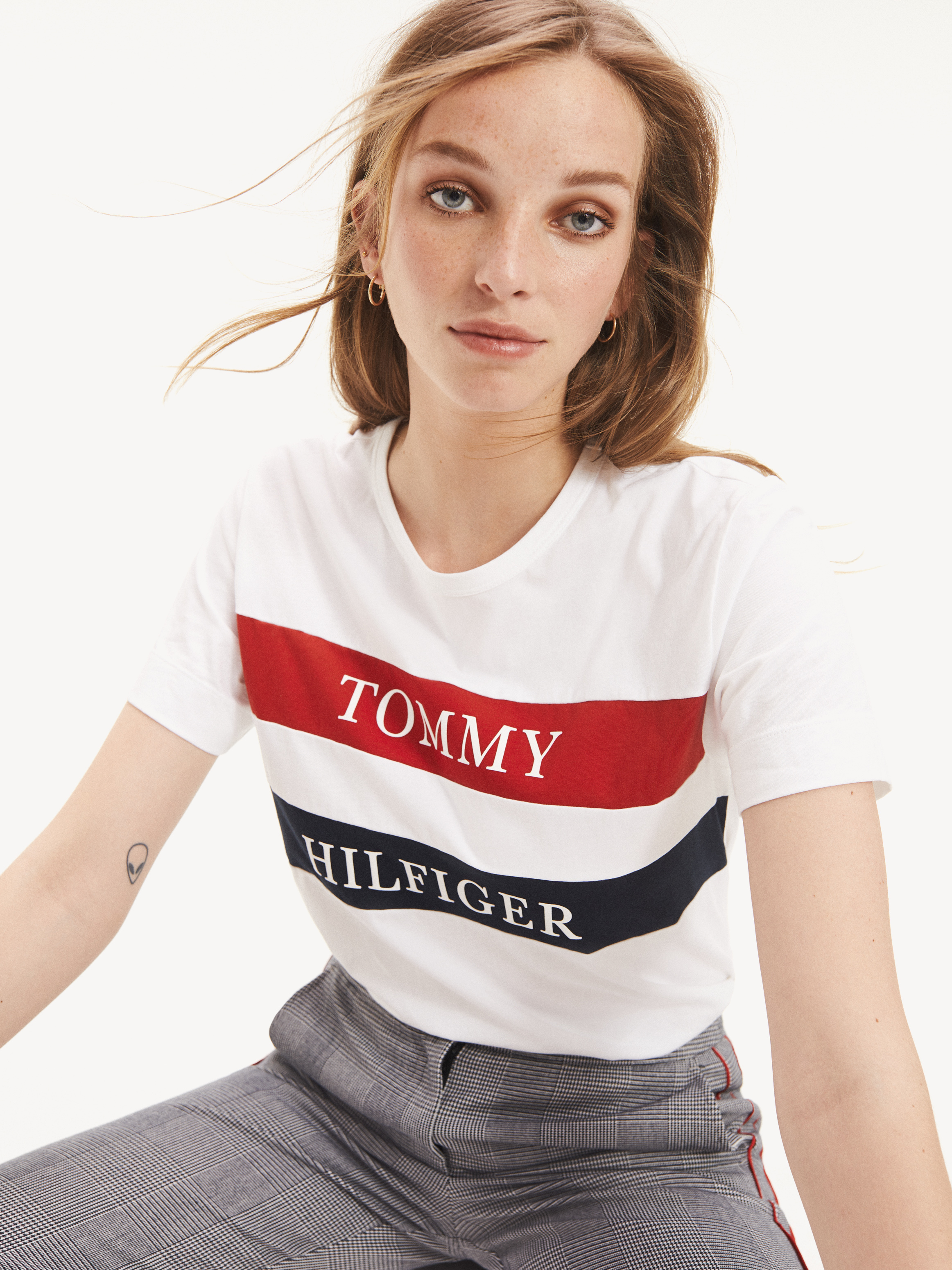 Tommy hilfiger longline t shirt new arrivals