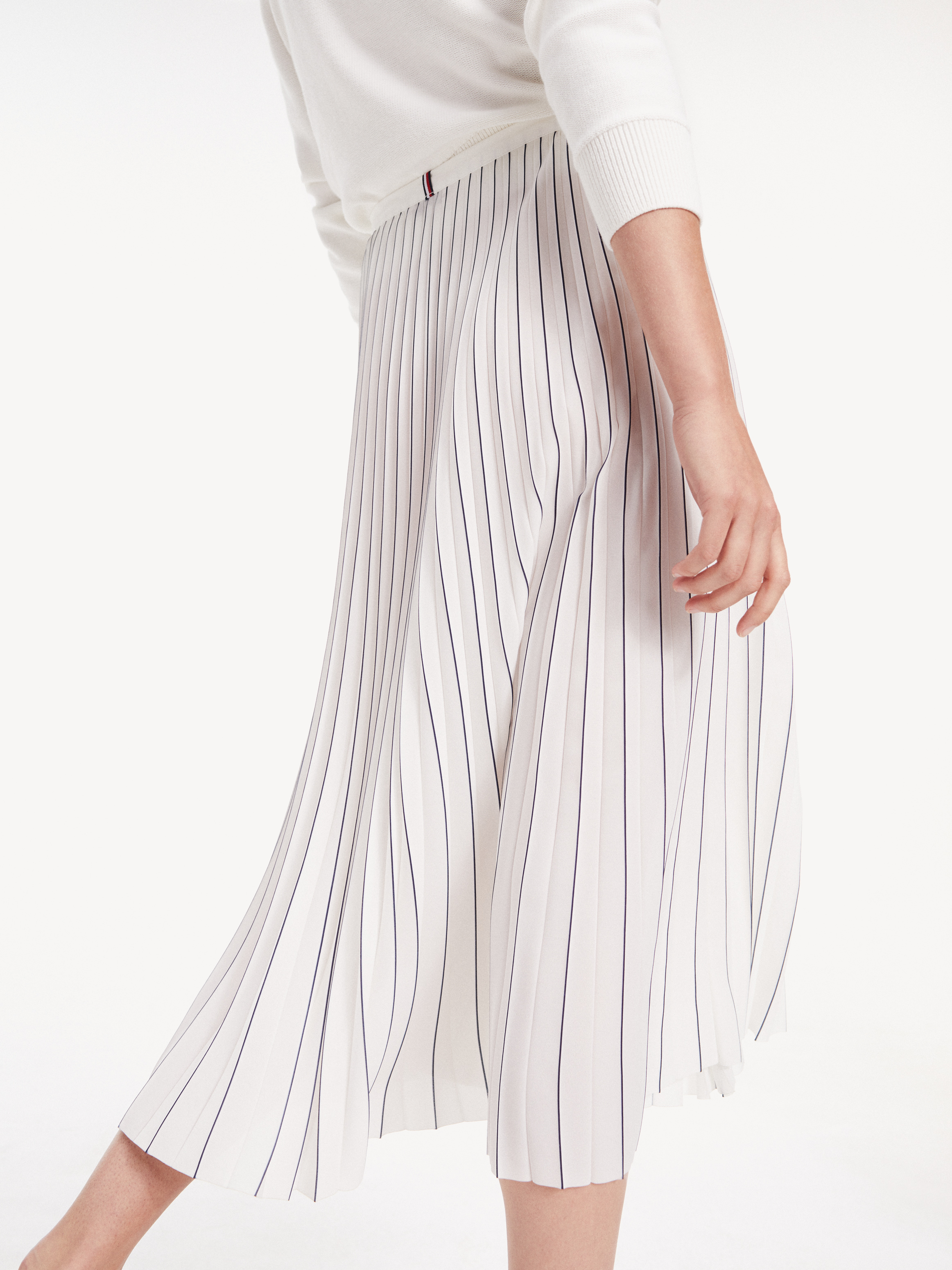 [auralee]新品PANAMA STRIPE PLEATED SKIRT