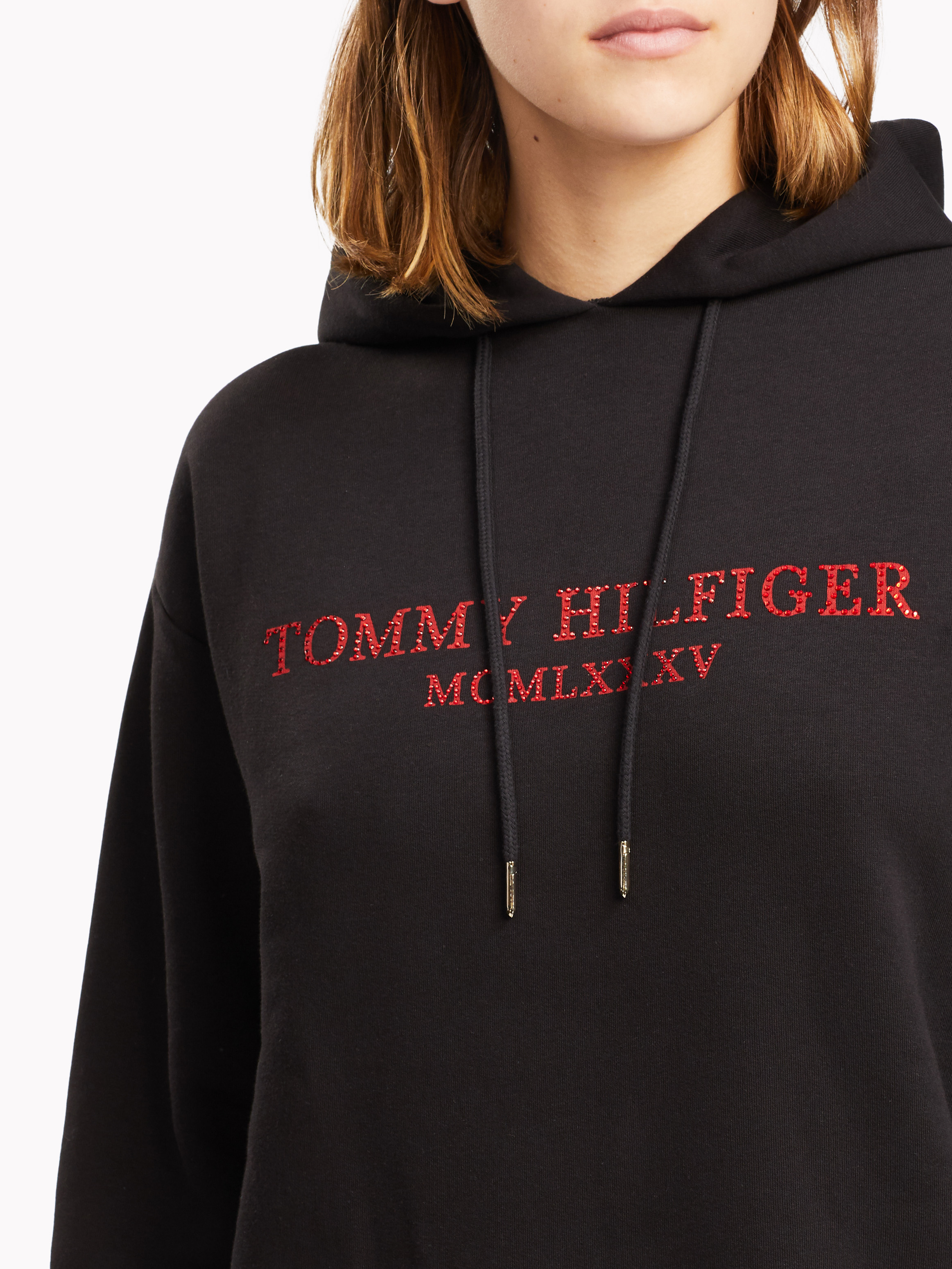 Tommy hilfiger hooded dress sales
