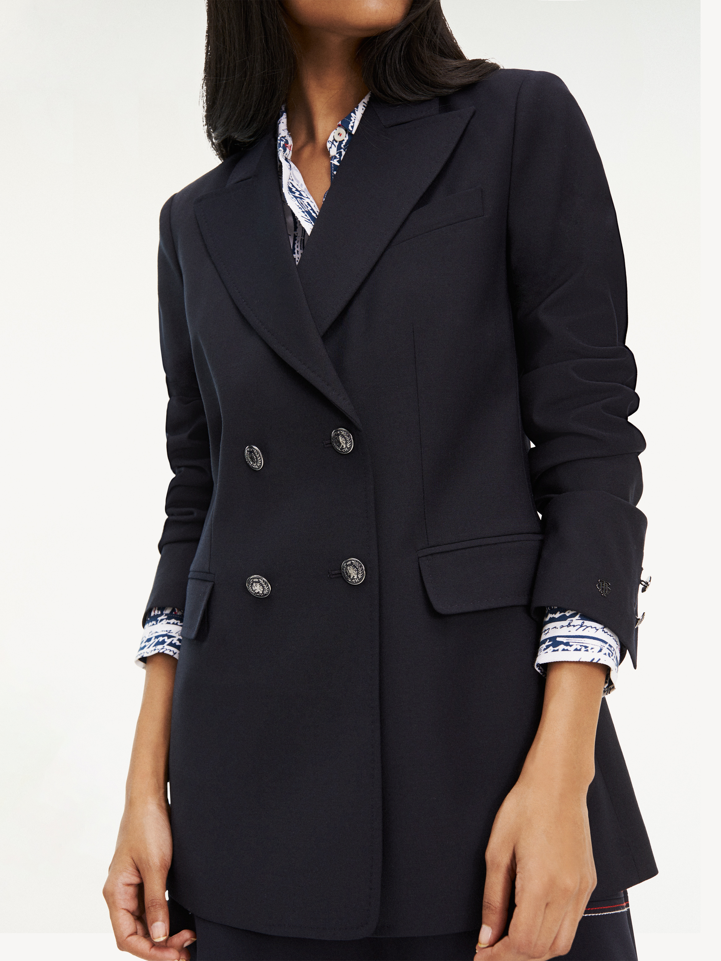 Wool blend blazers hotsell