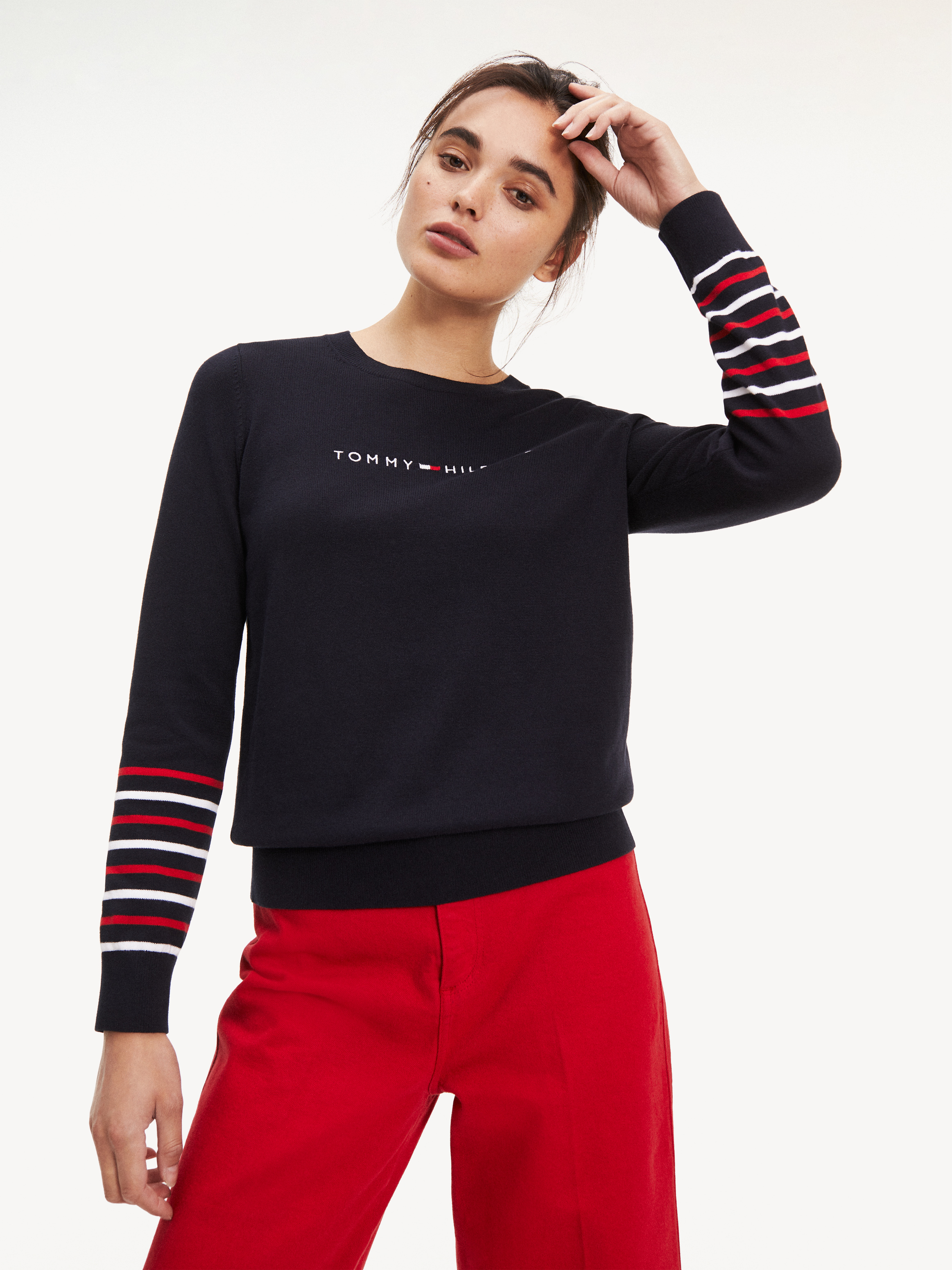 Womens jumpers shop tommy hilfiger