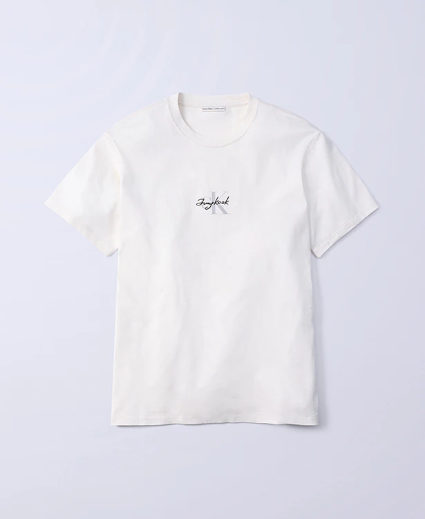 CKJK White Monologo T-Shirt