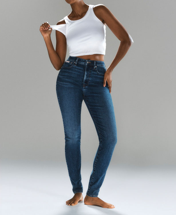 High Rise Skinny Size 28
